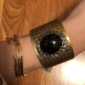 Juicy Couture brass cuff